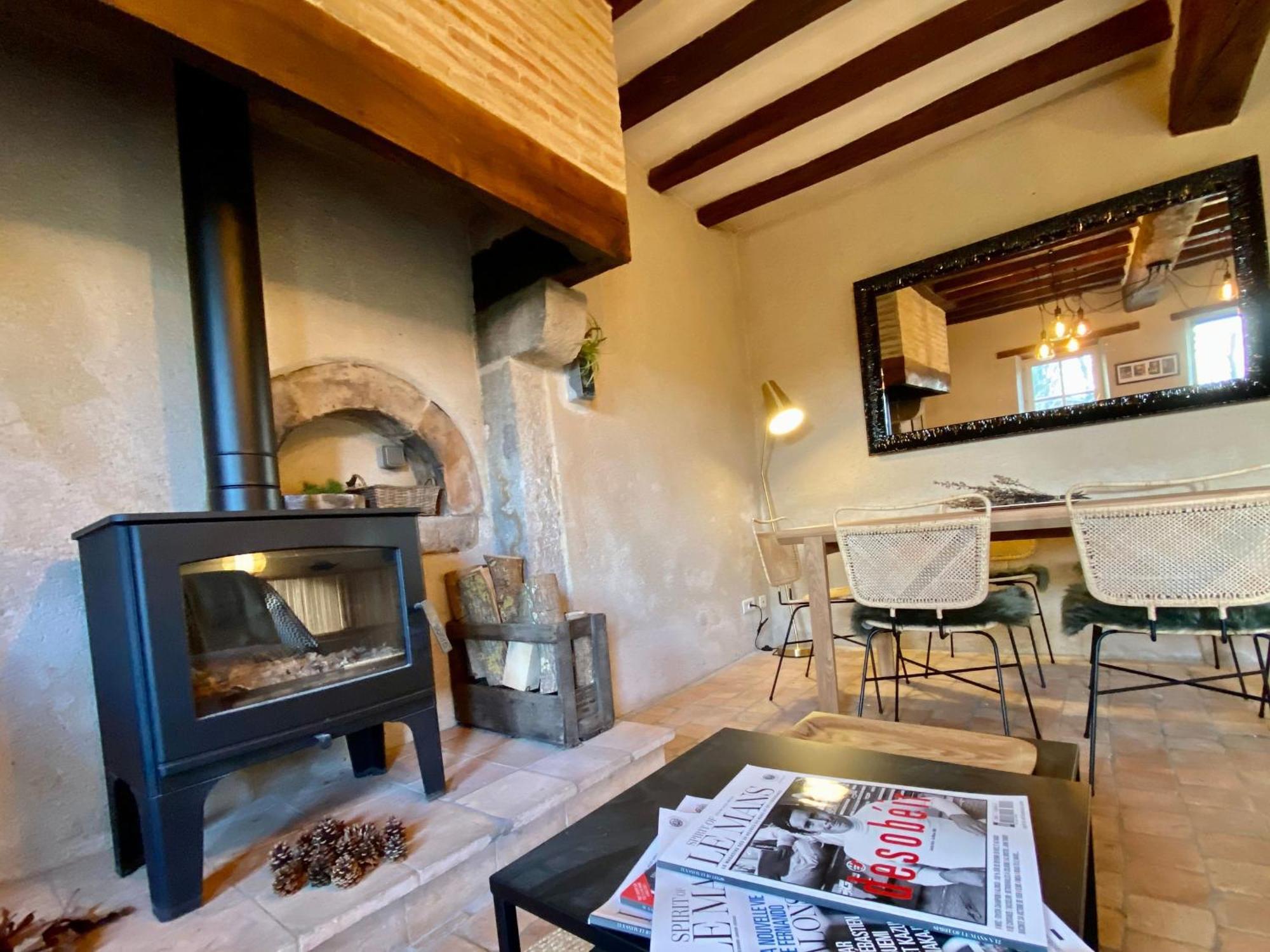 Gite Charmant Proche Du Mans Et De La Fleche, Tout Confort, Jardin Clos, Garage, Animaux Bienvenus - Fr-1-410-313 Courcelles-la-Foret ภายนอก รูปภาพ